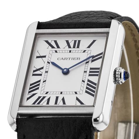 cartier solo tank watch ladies|cartier tank solo watch sizes.